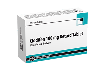 CLODIFEN 100 MG UZATILMIS SALIMLI TABLET (10 TABLET)